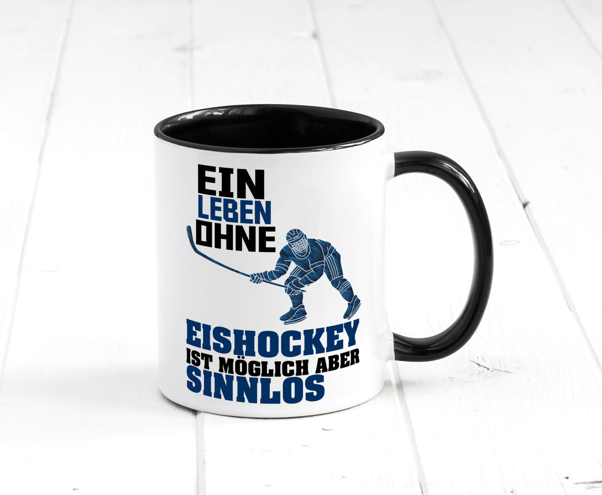 Eishockey | Eishockeyspieler Tasse Eishockeyfan lustiger Spruch Geschenk Humor
