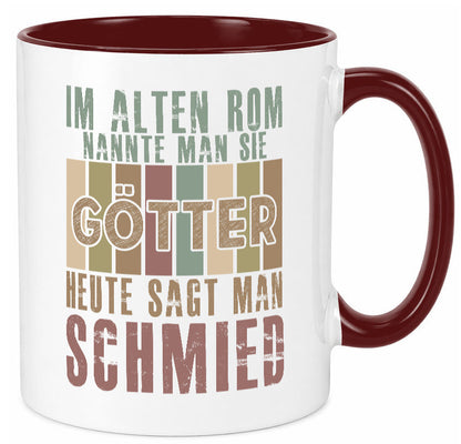 Heute sagt man: Schmied | schmieden lustig Humor Geschenkidee Geschenk Tasse