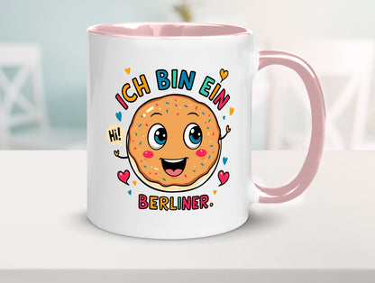 Ich bin ein Berliner | Krapfen Pfannkuchen Humor Geschenkidee Tasse