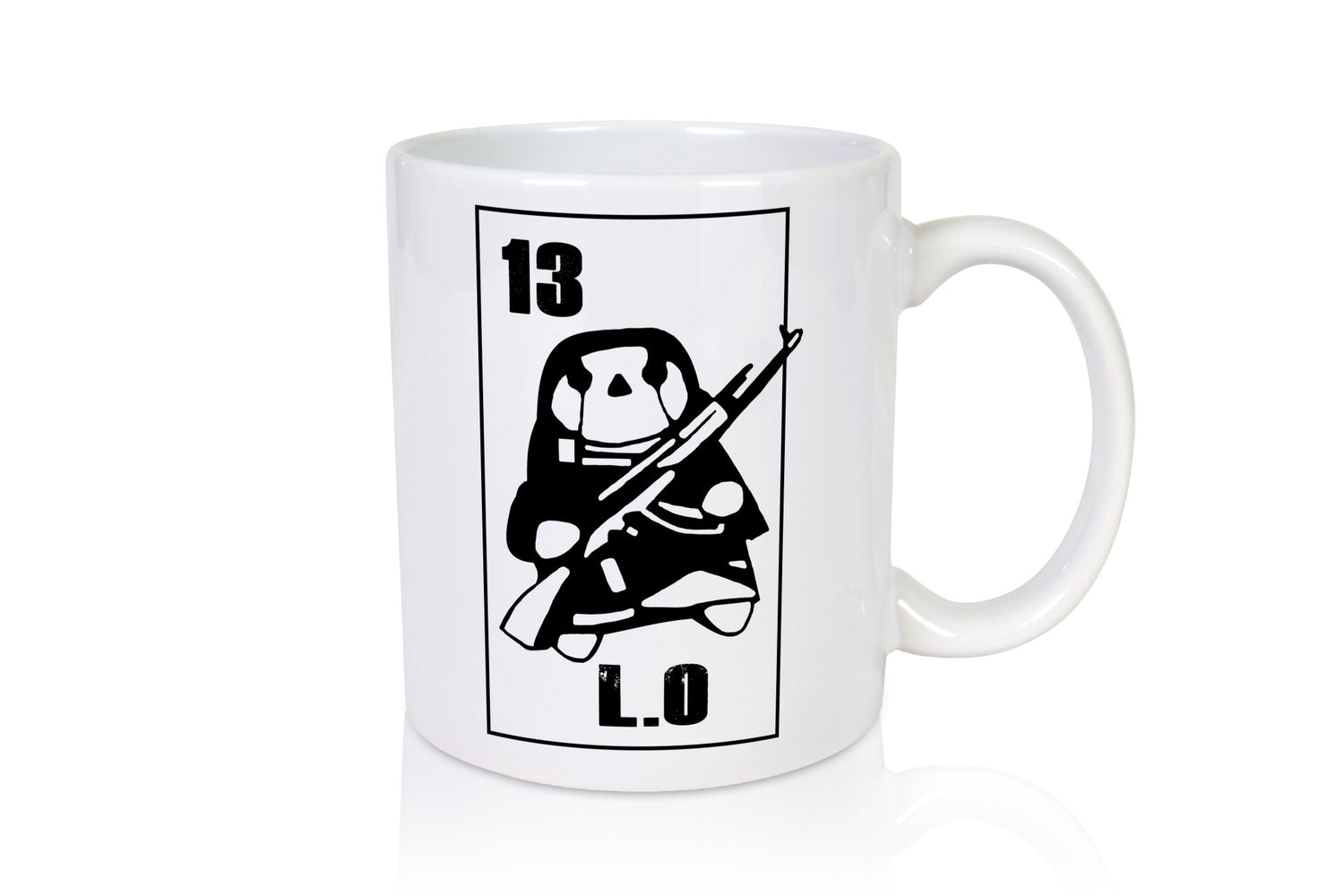 13 L.O lustiger Spruch Geschenk Humor Geschenkidee Tasse