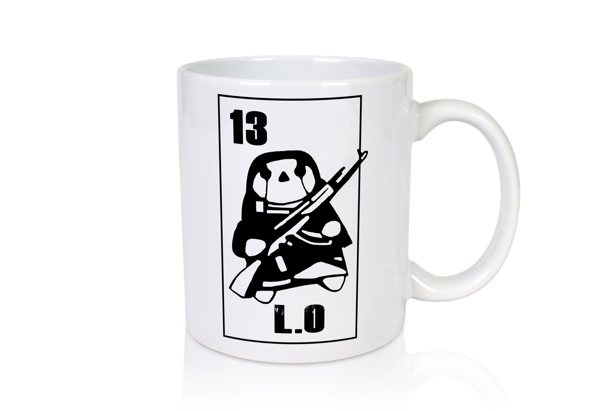 13 L.O lustiger Spruch Geschenk Humor Geschenkidee Tasse
