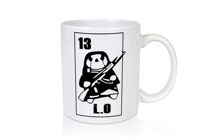13 L.O lustiger Spruch Geschenk Humor Geschenkidee Tasse