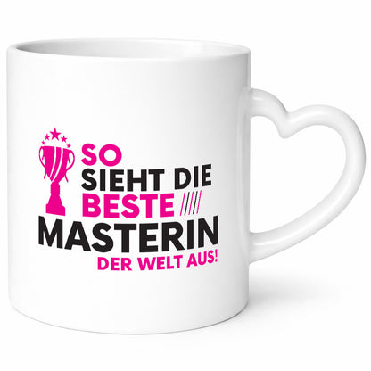 Die Weltbeste Masterin | Student Uni Master Studium Humor Geschenkidee Tasse