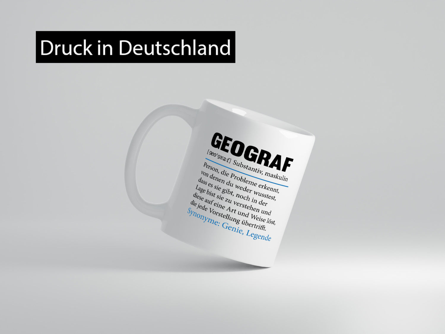Geograf | Büro Geografie Beruf Spruch lustiger Geschenk Arbeit Kollegen Tasse