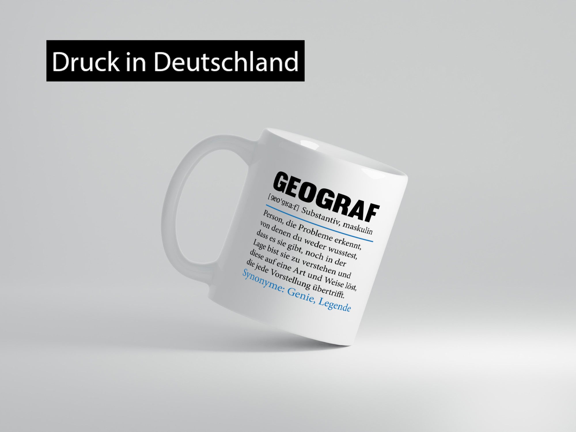 Geograf | Büro Geografie Beruf Spruch lustiger Geschenk Arbeit Kollegen Tasse