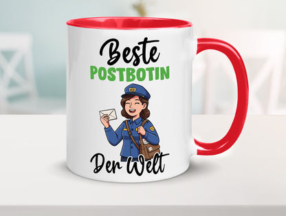 Beste Postbotin | Beruf Post Briefträger v2 lustig Arbeit Kollegen Büro