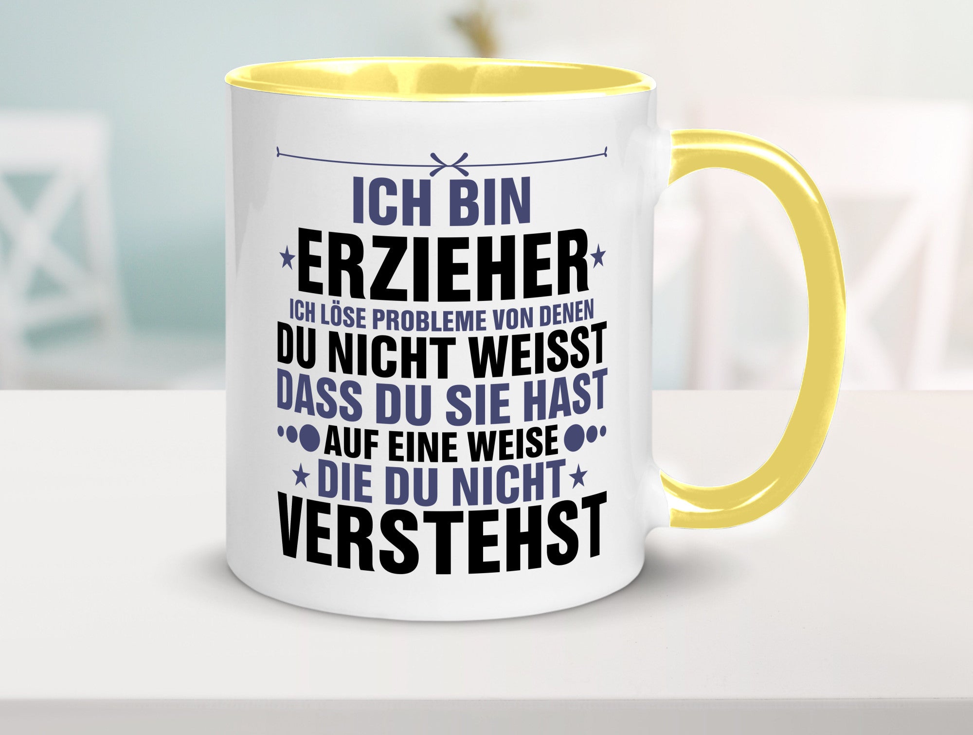 Löse Probleme: Erzieher | Pädagoge Schule v2 lustiger Spruch Geschenk Humor