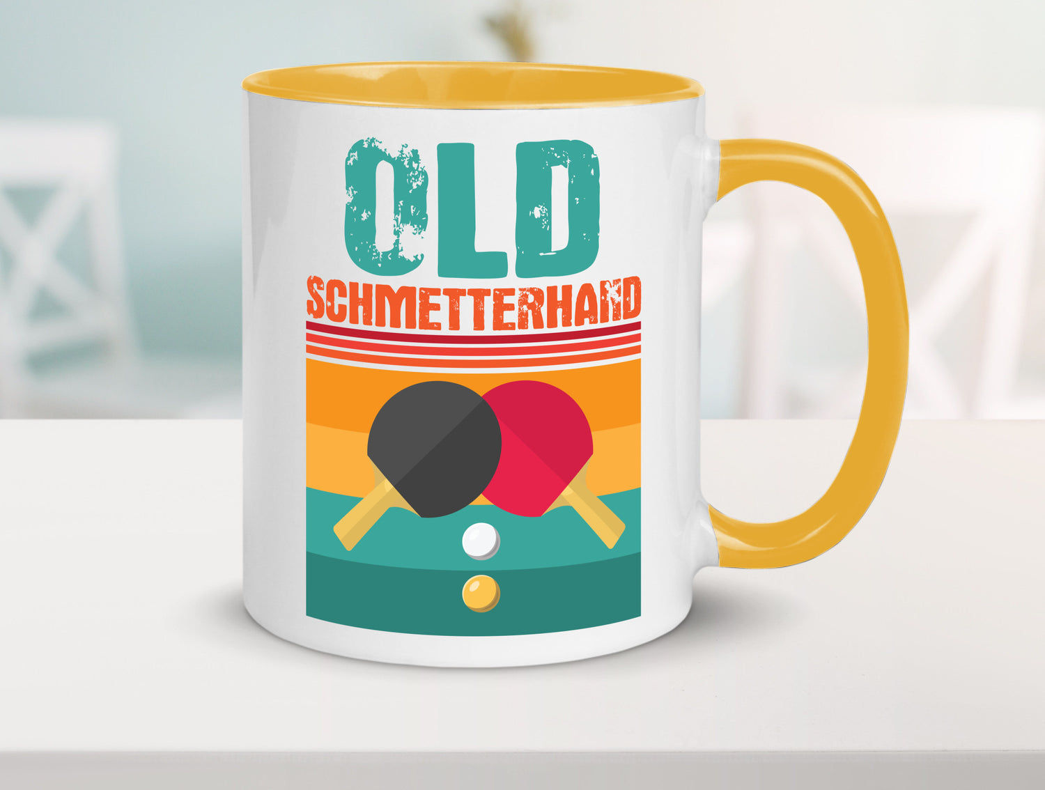 Tischtennis Tasse Humor Geschenkidee