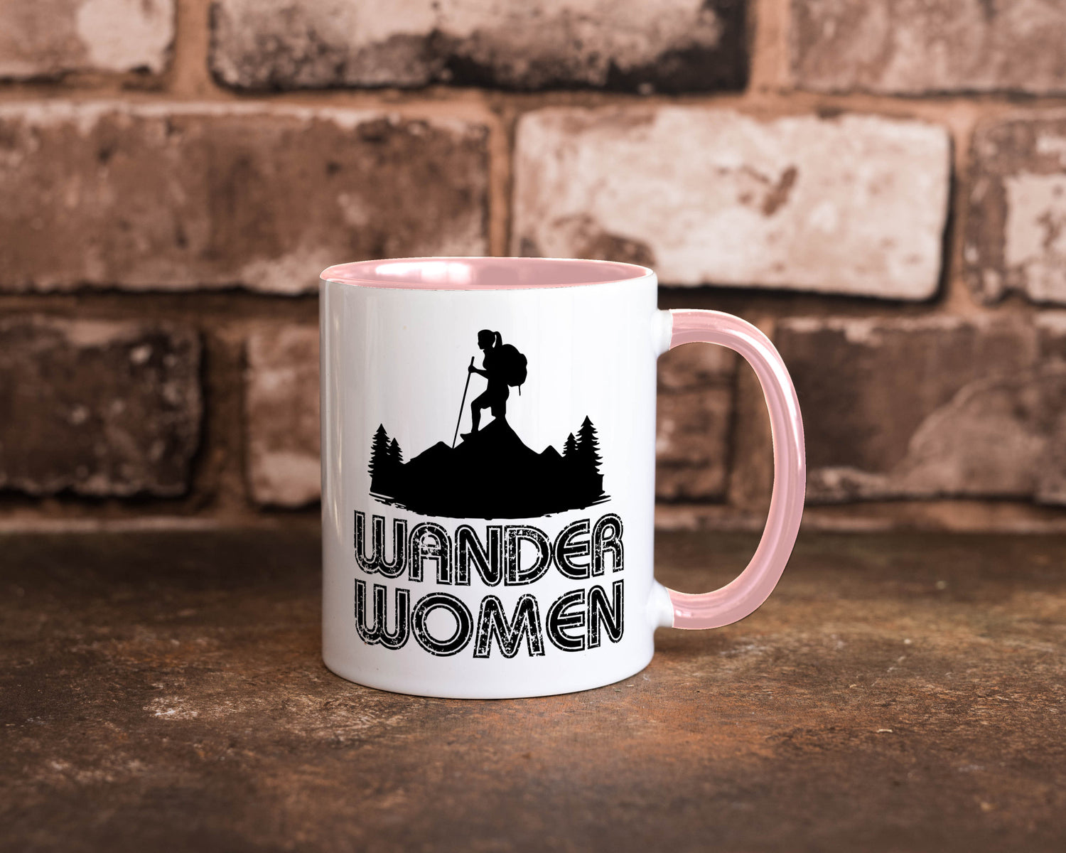 Wander Woman | Wandern Berge Geschenk Familie Geschenkidee lustiger Spruch Tasse