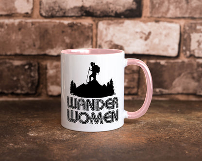 Wander Woman | Wandern Berge Geschenk Familie Geschenkidee lustiger Spruch Tasse
