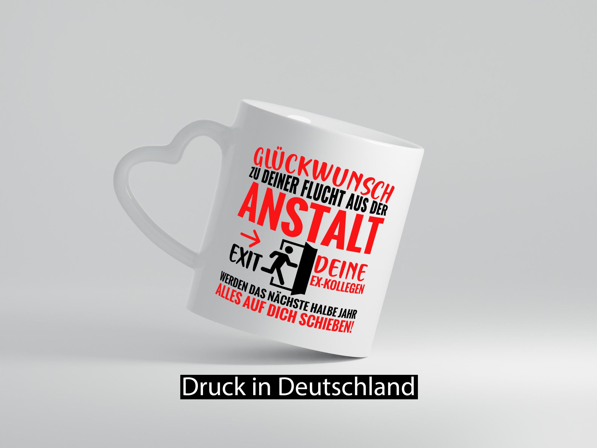 Glückwunsch zur Flucht | Abschied Arbeitskollegen Humor Arbeit Kollegen Büro