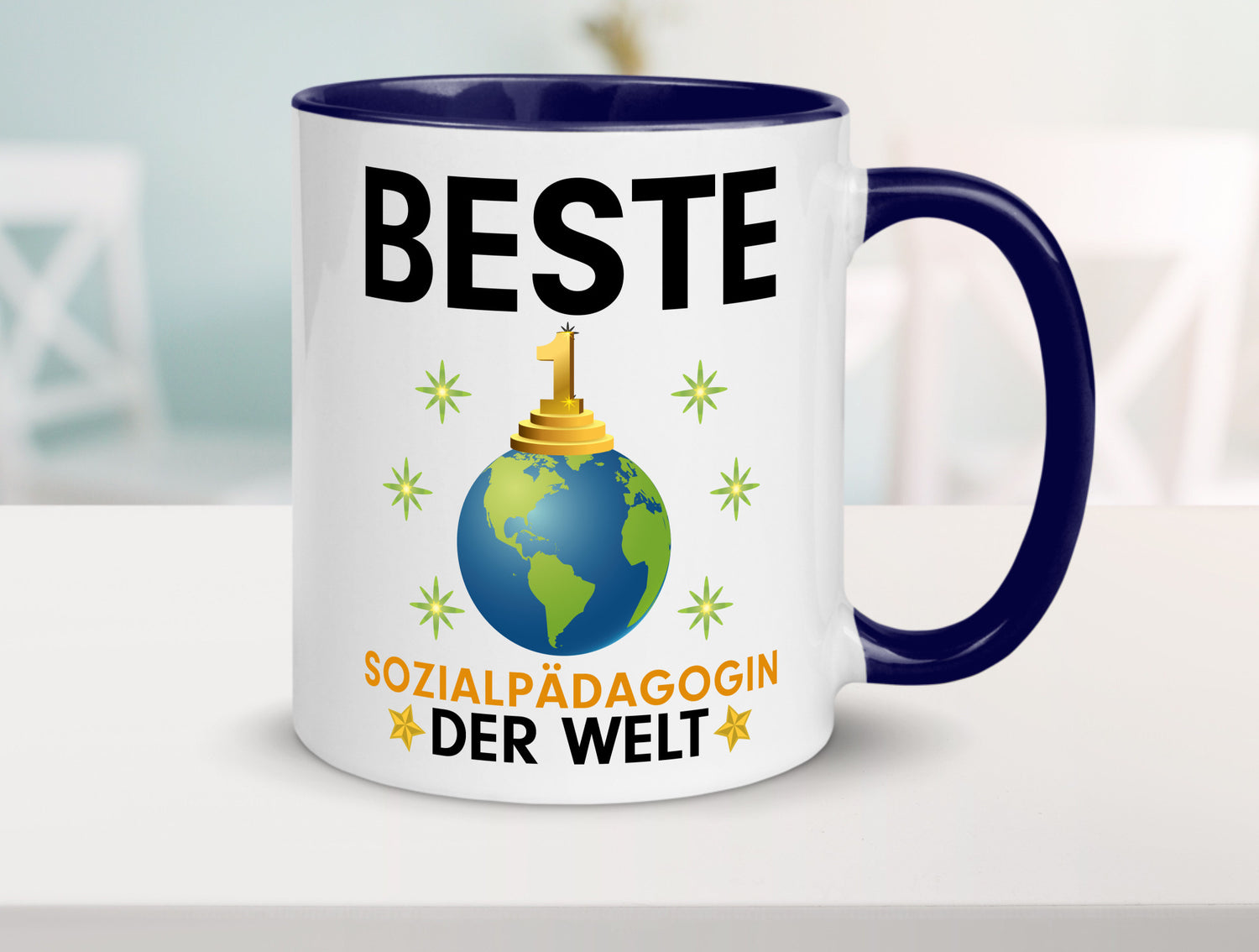 Welt Beste Sozialpädagogin | Humor Pädagogin Geschenkidee Tasse