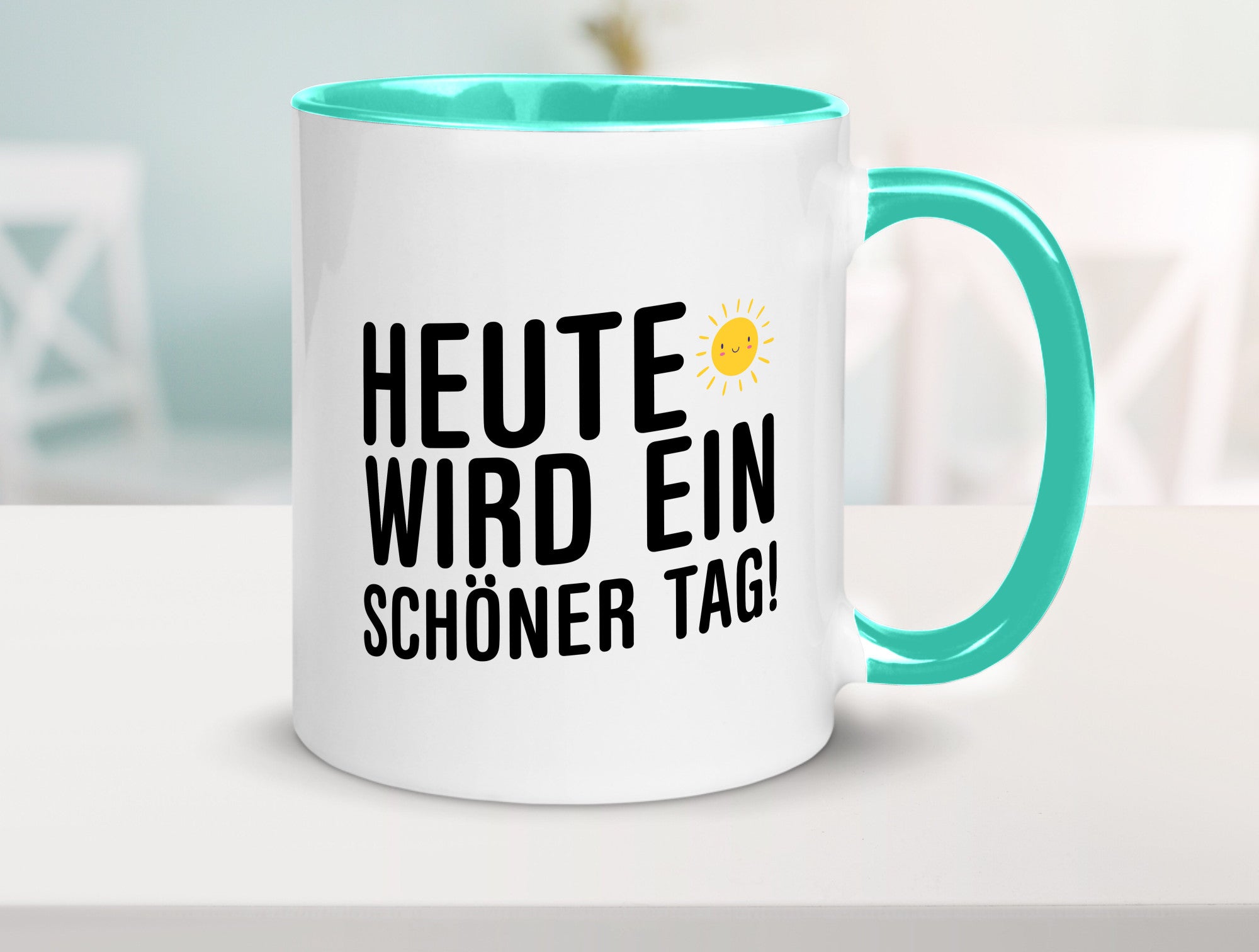 Heute wird ein schöner Tag | Motivation Positive Gedanken lustig Humor