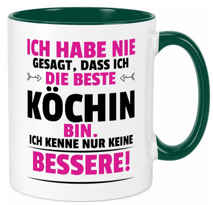 Die Beste Köchin | Chefköchin Chefkoch lustig Arbeit Kollegen Büro Geschenk Tasse