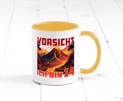14. Geburtstag | 14 Jahre Vulkanausbruch Vulkan Geschenkidee Humor Tasse