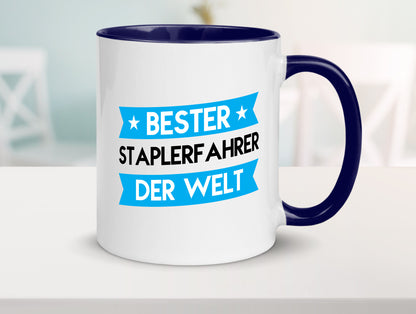 Bester Staplerfahrer | Gabelstapler Fahrer Geschenkidee Humor Tasse