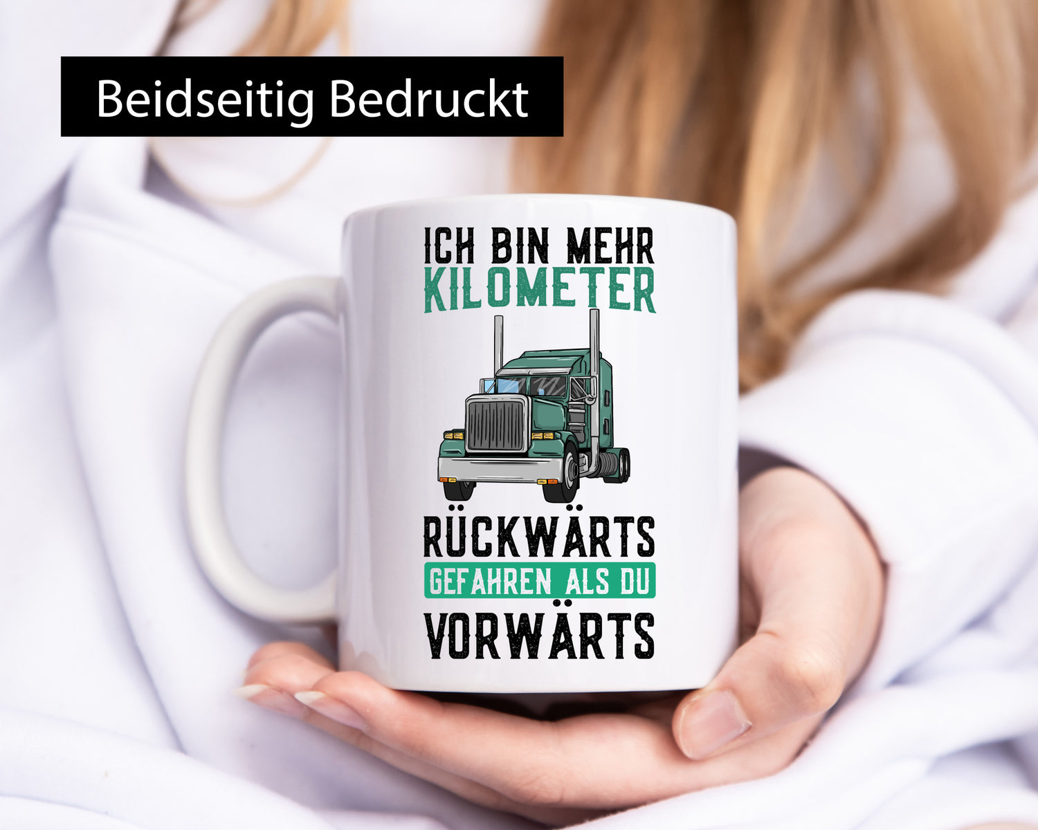 Ich bin mehr KM gefahren | LKW Fahrer Trucker Geschenkidee Humor Tasse