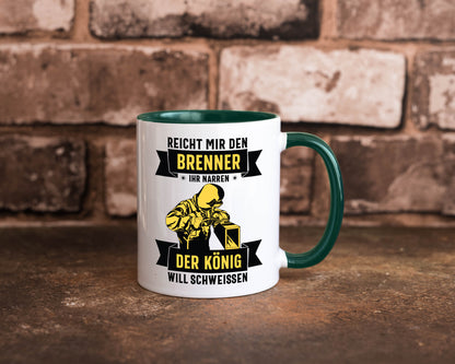 König will schweissen | Schweisser Sterne lustiger Spruch Geschenk Humor