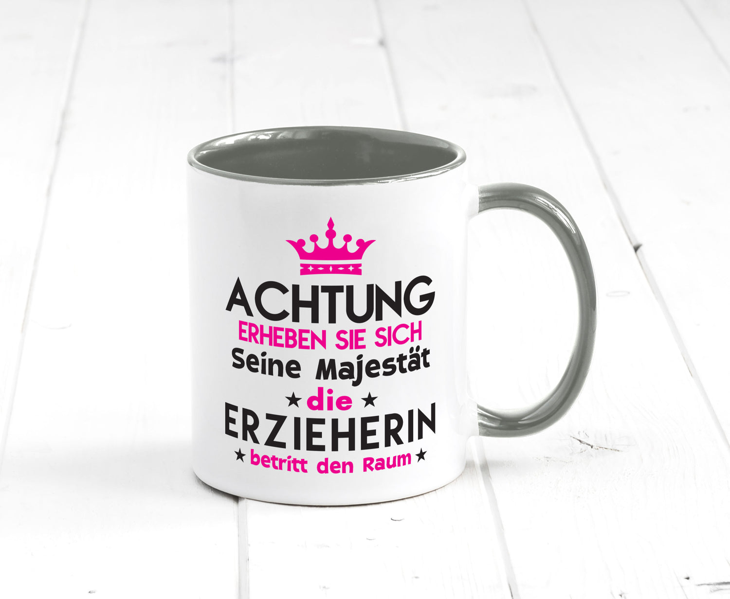 Seine Majestät Erzieherin | Pädagogin Schule Humor Geschenkidee Tasse