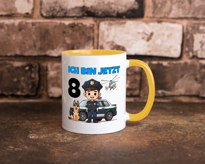 8. Geburtstag | 8 Jahre Polizei Kind Polizeiauto lustig Geschenkidee Geschenk