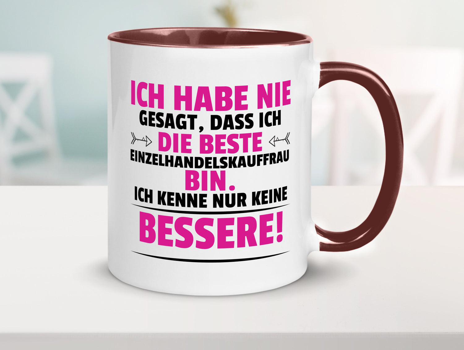 Die Beste Einzelhandelskauffrau | Einzelhandel Geschenkidee Humor Tasse