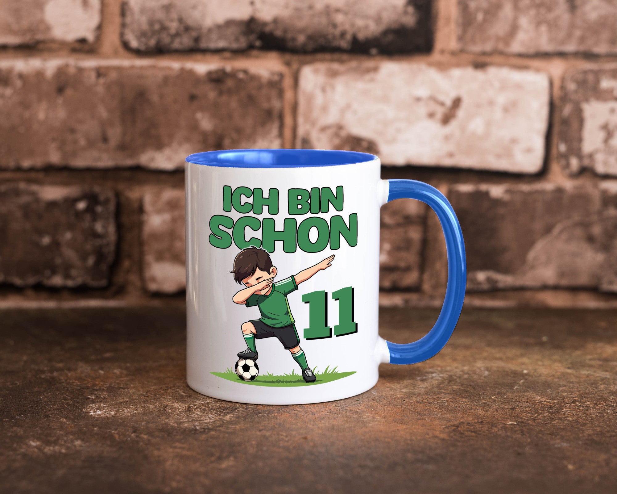 11. Geburtstag | 11 Jahre Fußballer Geschenkidee Humor Tasse
