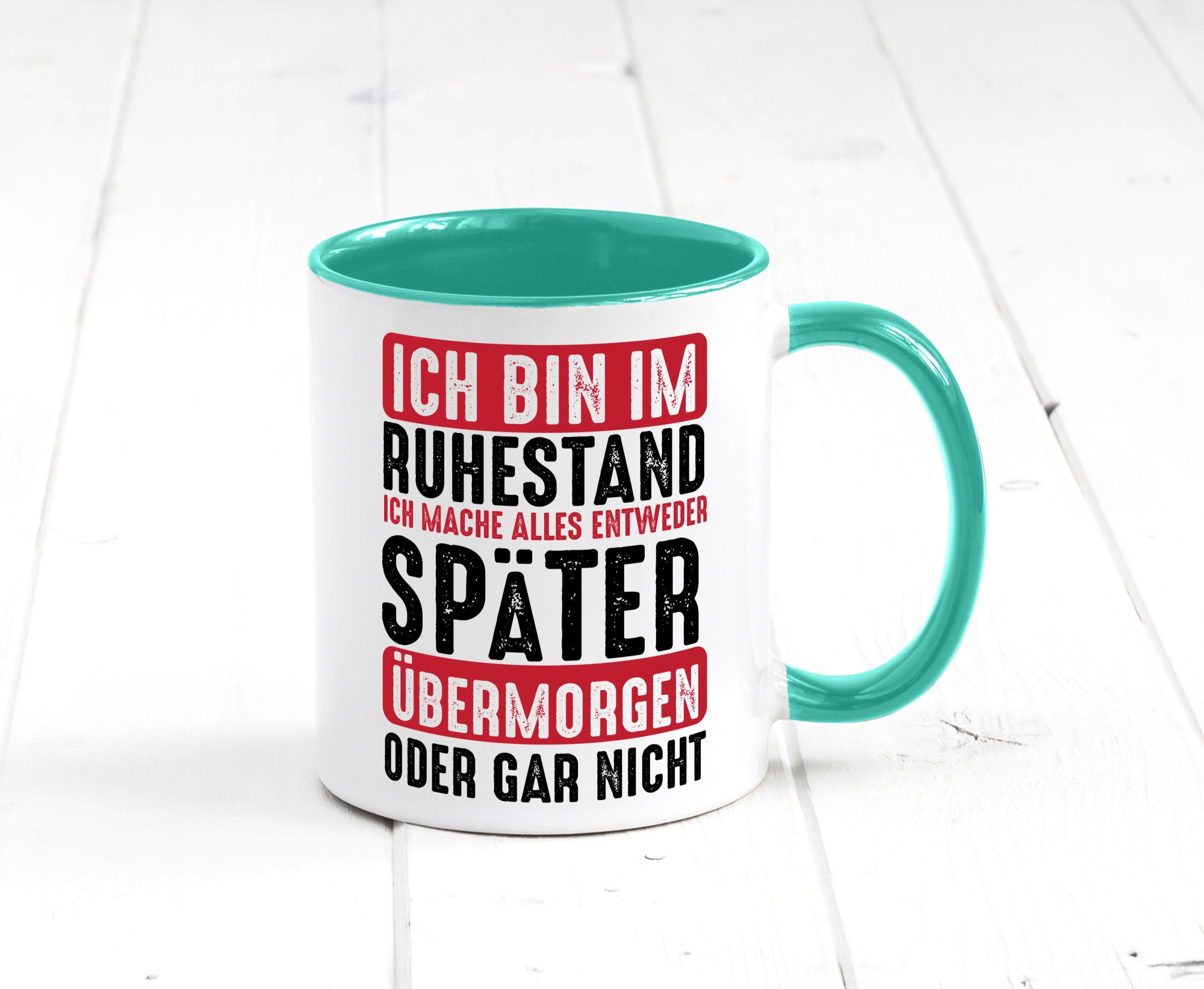 Ich mache alles später oder gar nicht | Rentner Ruhestand Geschenkidee Jubiläum