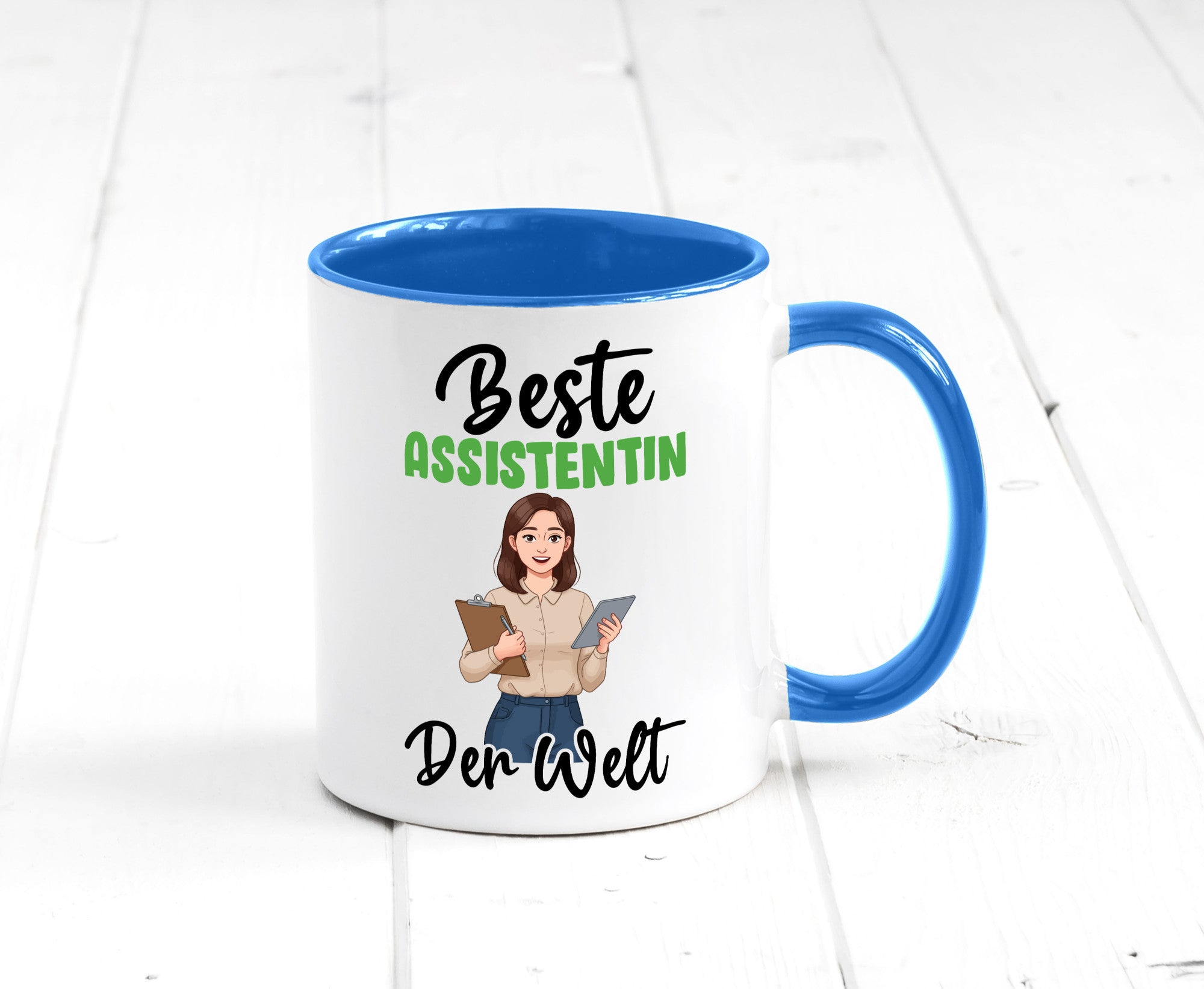 Beste Assistentin | Assistenz Hilfskraft v2 Geschenkidee Humor Tasse