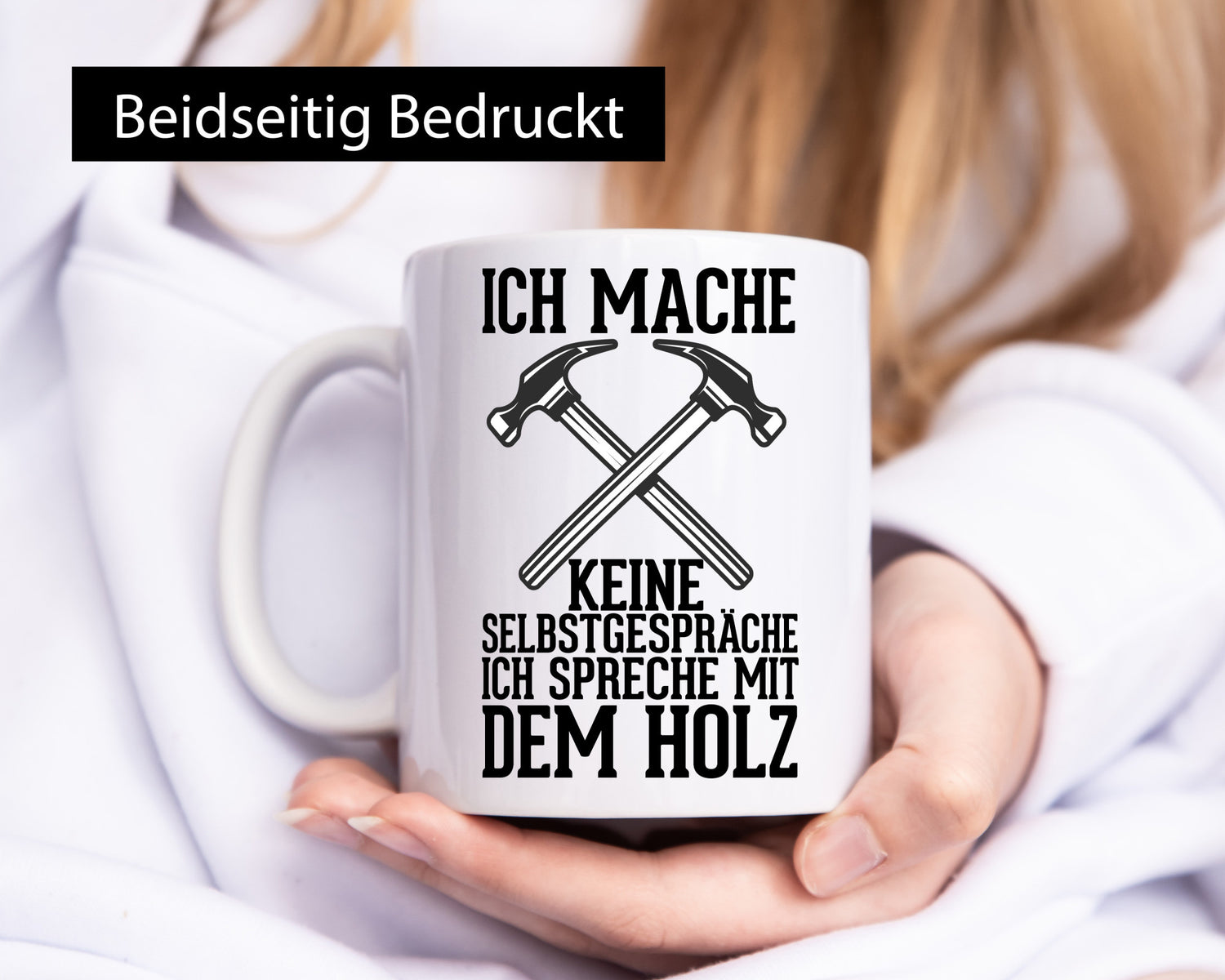 Ich spreche mit dem Holz | Tischler Holzfäller Schreiner Geschenk Humor
