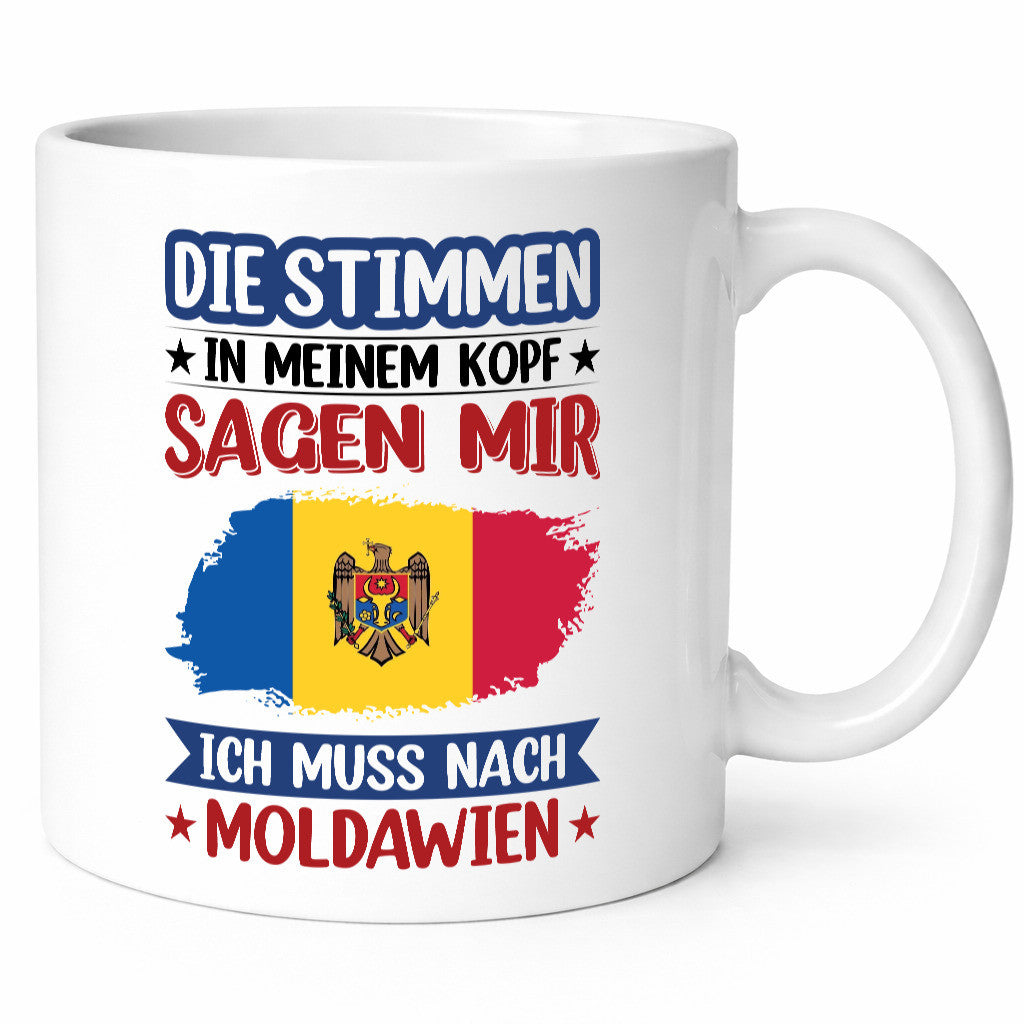 Moldawien | Urlaub Stimmen in meinem Kopf Traumland lustig Humor Geschenkidee