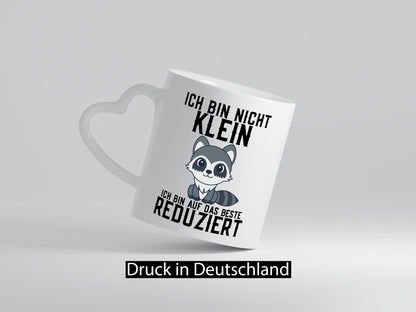 Ich bin nicht klein | das Beste süßer Waschbär Comic Geschenk Humor