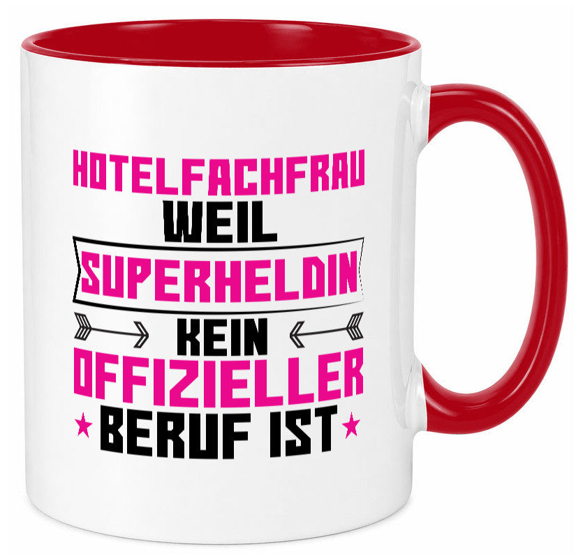Superheldin Hotelfachfrau | Hotel lustiger Spruch Geschenk Humor Geschenkidee