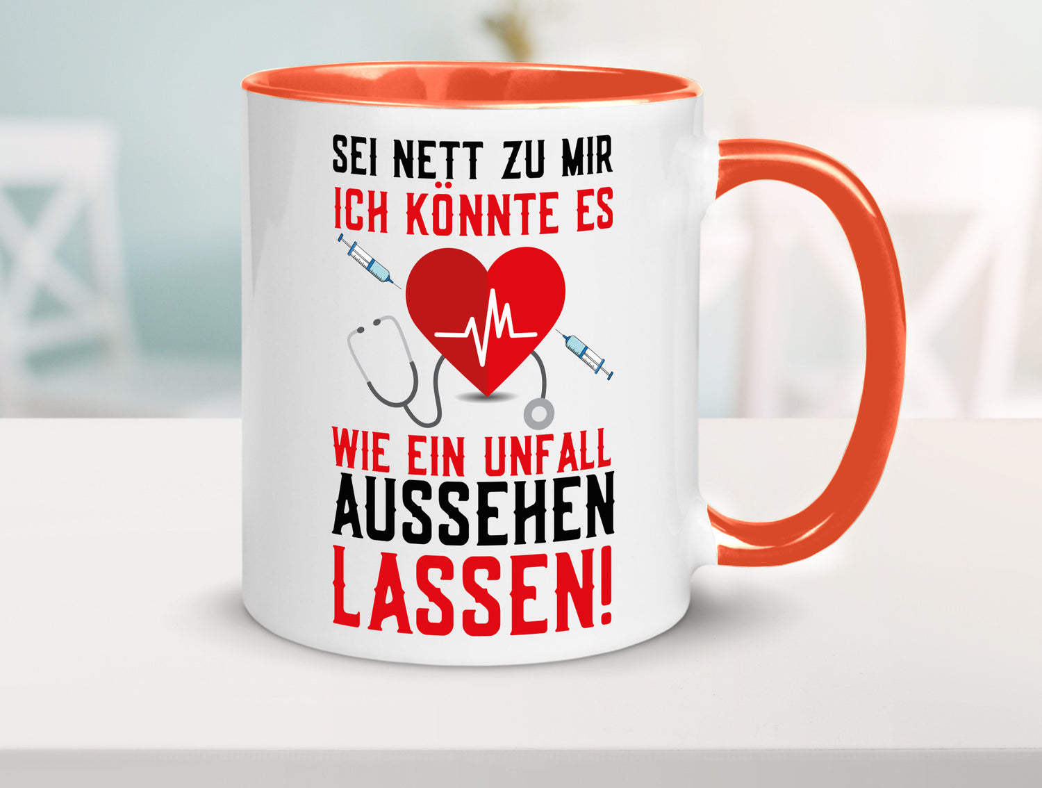 Sei nett zu mir | Krankenschwester Arzt Klinik Spritze v2 lustig Humor