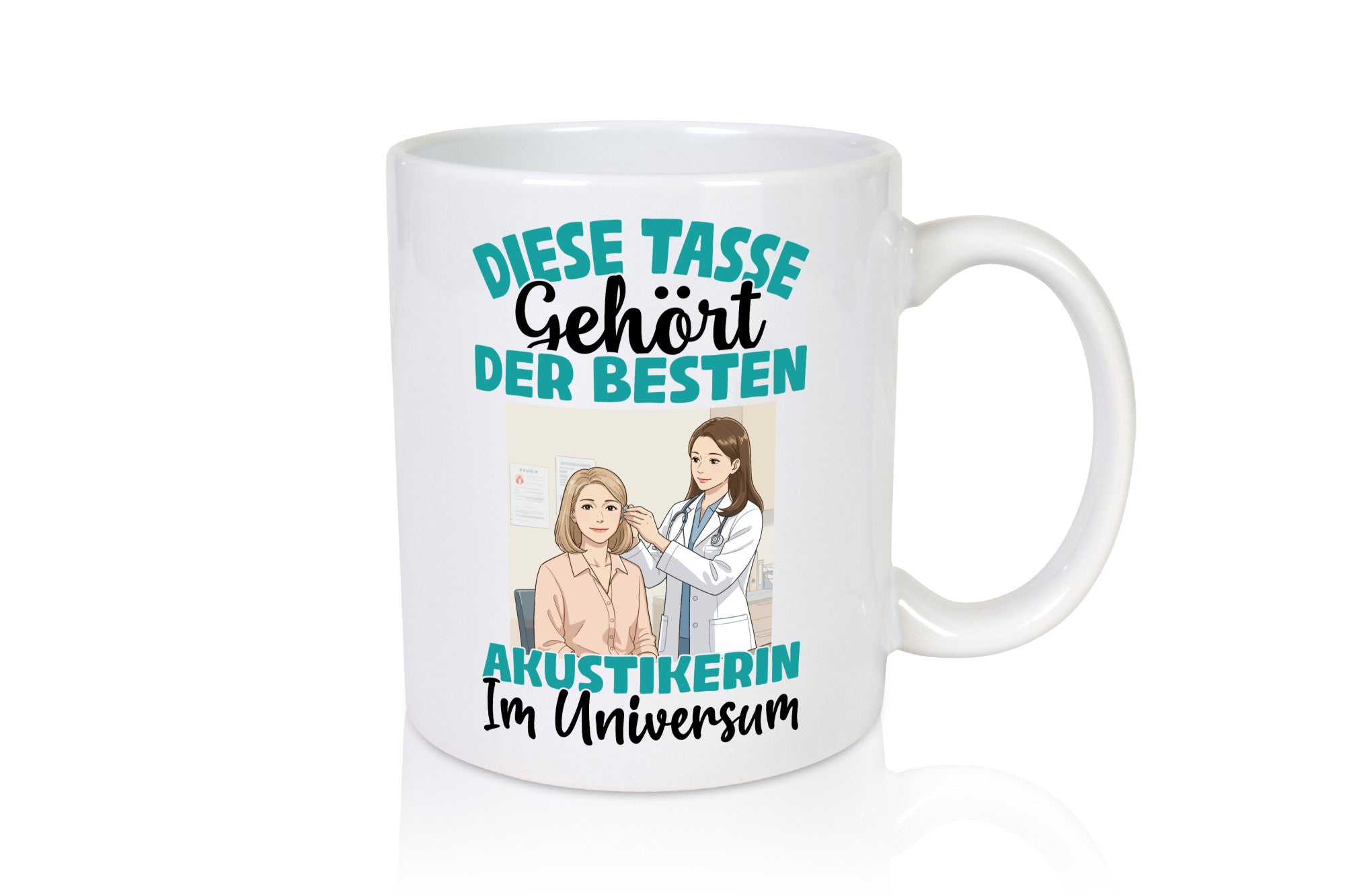 Im Universum: Akustikerin | Akustik Hörgeräteakustik Geschenk Humor