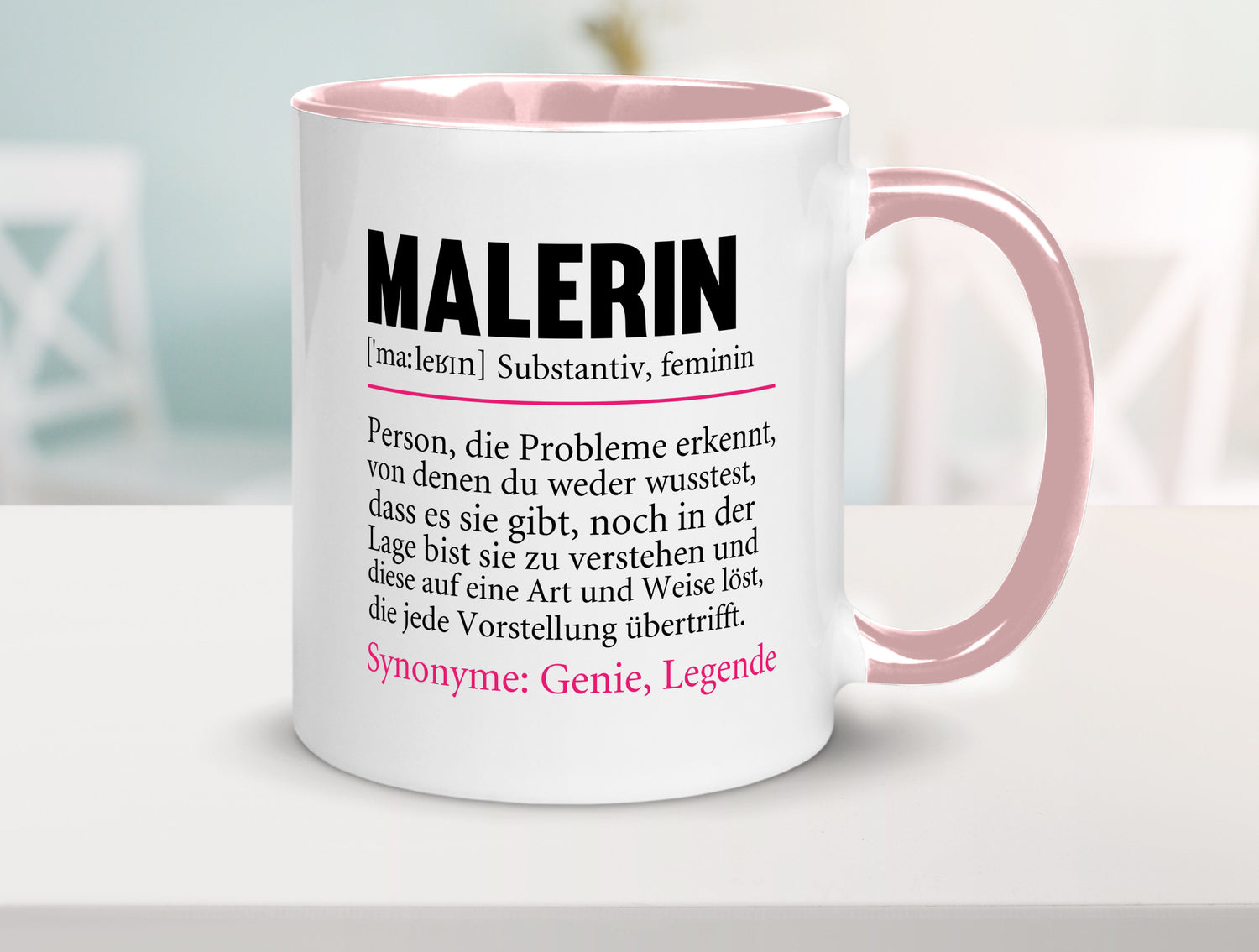 Malerin | Spruch Beruf lustig Malerinnen Humor Arbeit Kollegen Büro