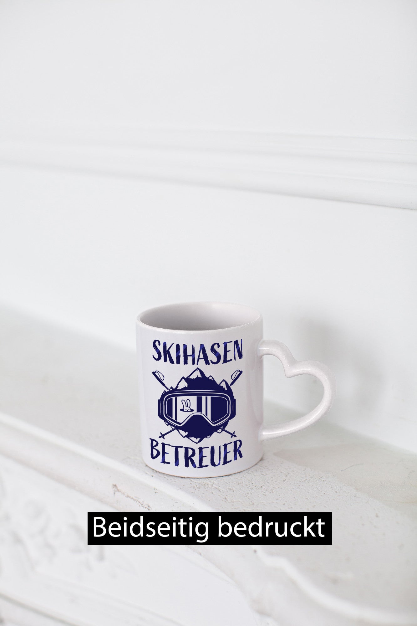 Skihasen Betreuer | Ski-Brille Berge Ski-Stöcke Geschenkidee Humor Tasse