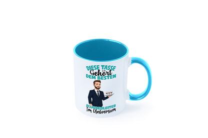 Im Universum: Flugbegleiter | Steward Flughafen Humor Geschenkidee Tasse