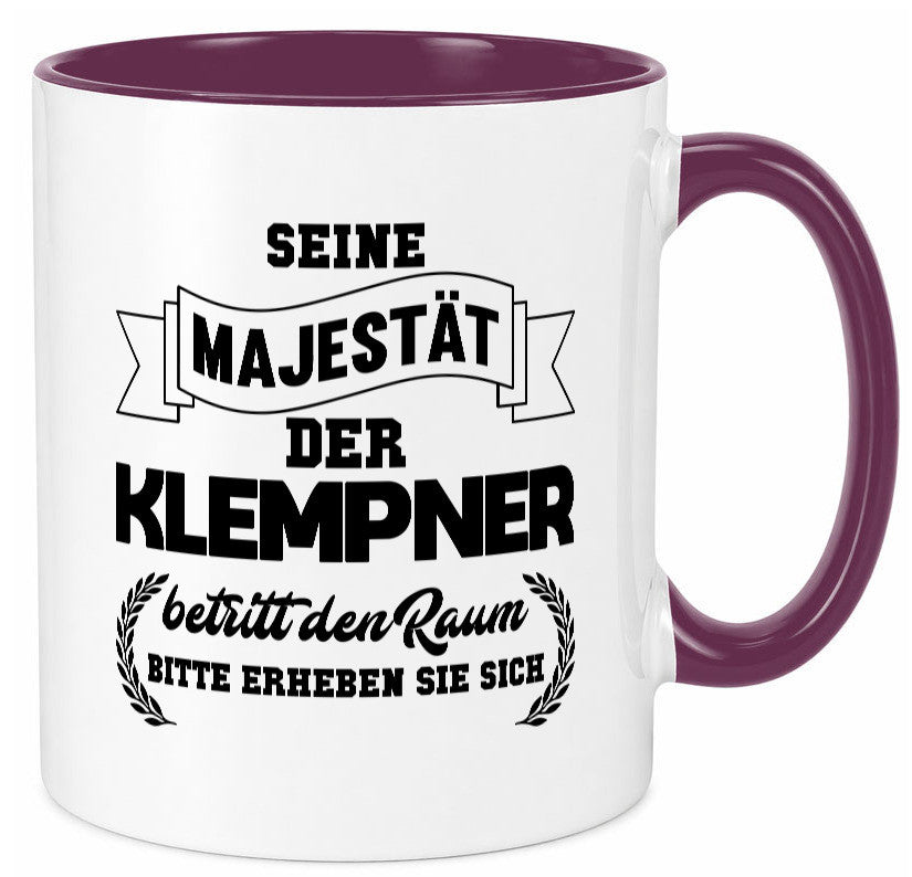 Der Klempner betritt den raum | Geschenk Humor Geschenkidee lustiger Spruch