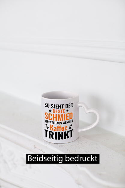 Kaffee trinkt: Schmied | schmieden Geschenk Humor Geschenkidee lustiger Spruch