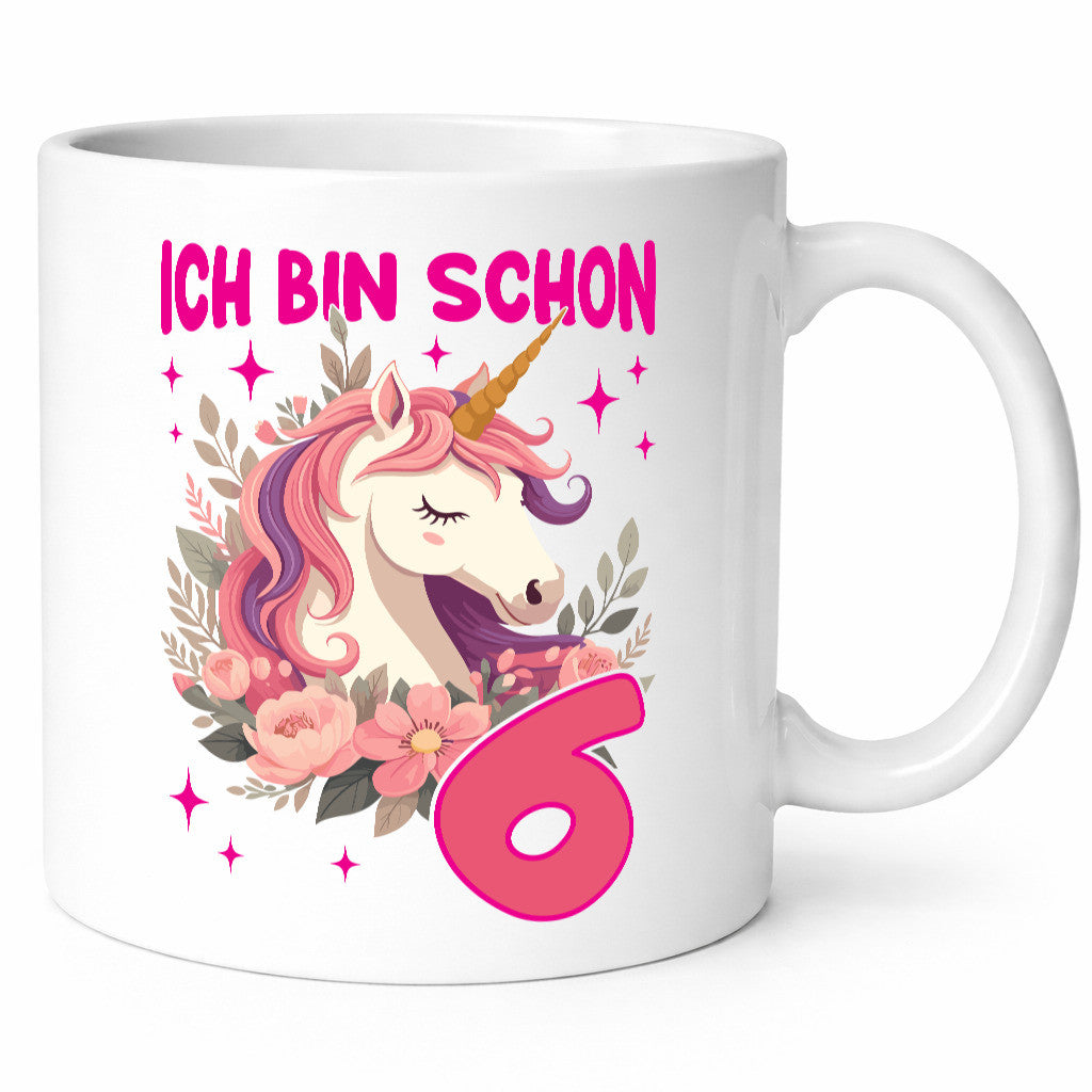 6. Geburtstag | 6 Jahre Einhorn Mädchen Geschenk Geschenkidee lustiger Spruch