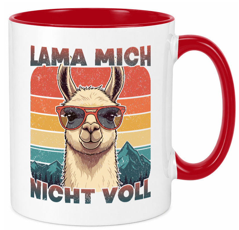 Lama mich nicht voll | Alpaka Kamel Retro lustig Humor Geschenkidee Geschenk