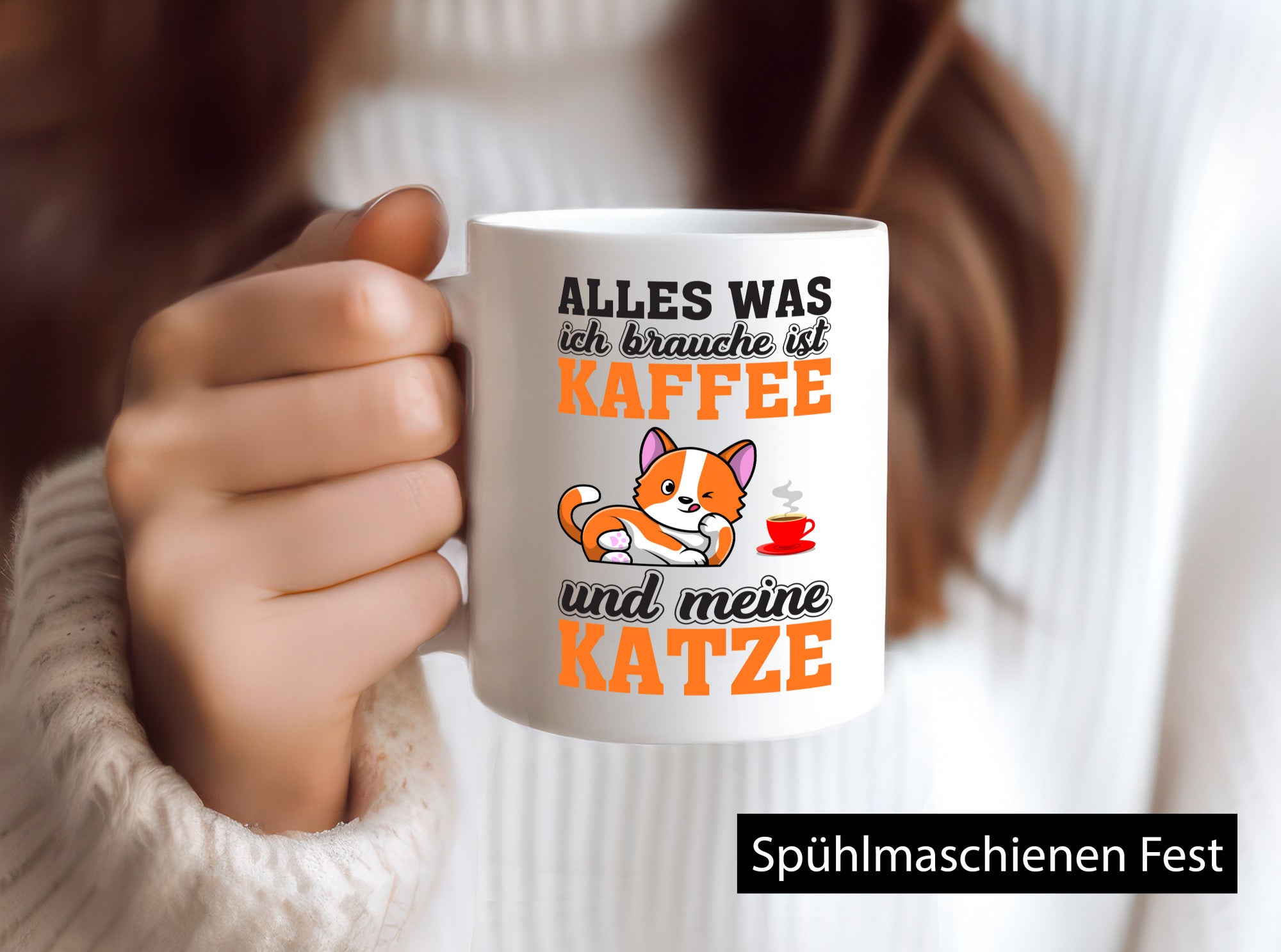 Coffee and My Cat | Cat Owner Mug Humour Gift Idea Animal Lover