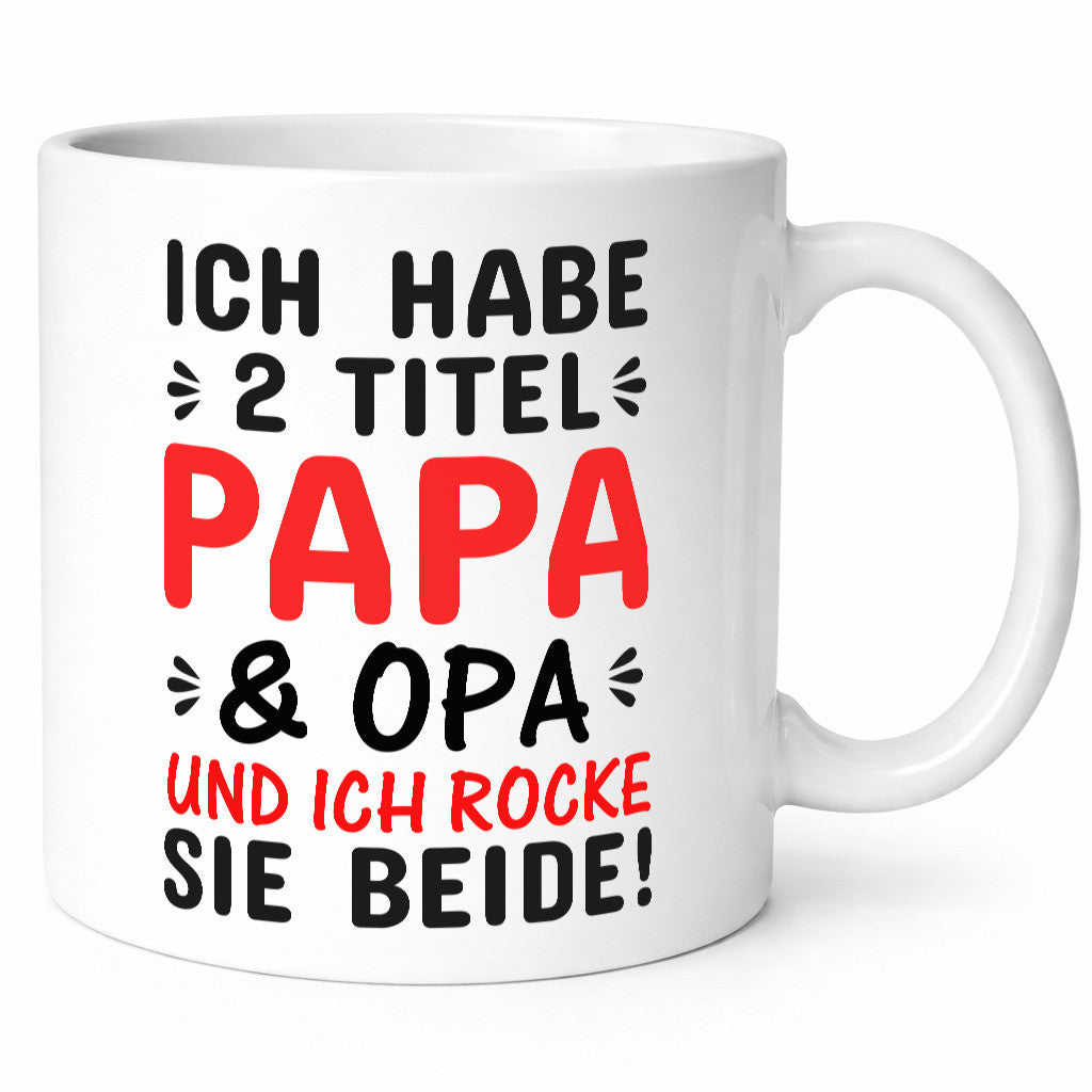Papa und Opa | Männer Tasse Rocker Humor Geschenkidee Familie