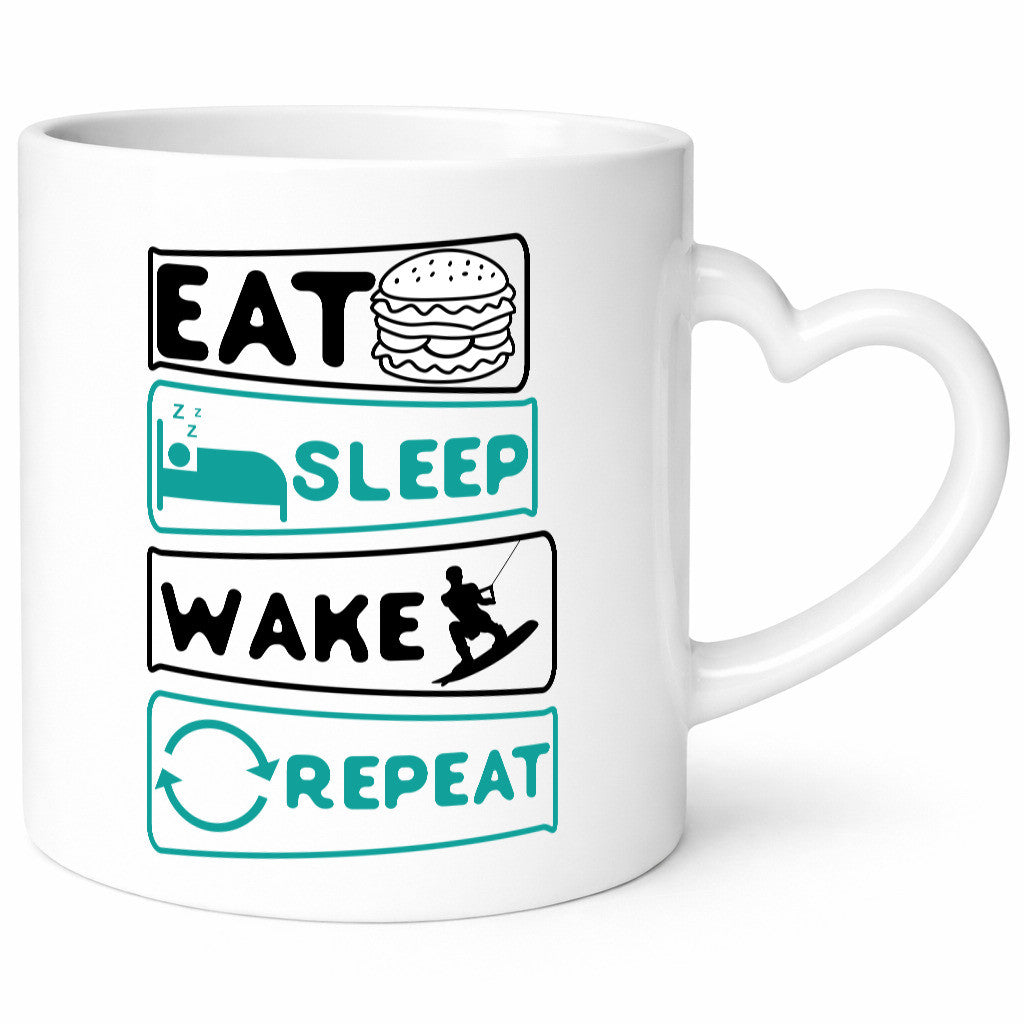 Wakeboarder | Surfer Becher Repeat Humor Geschenkidee Tasse