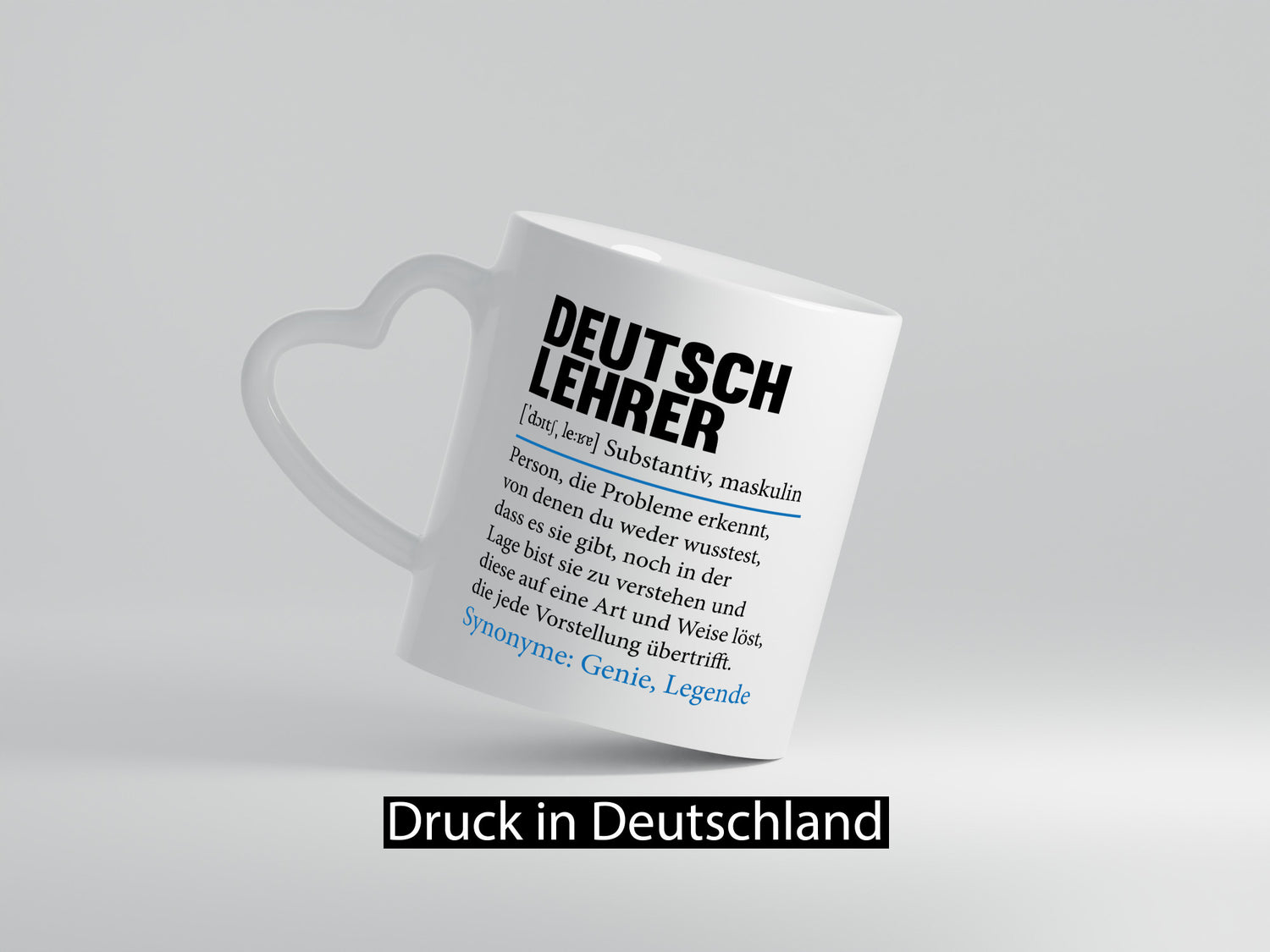 Deutschlehrer Spruch | Lehrer Schule Humor lustig Geschenkidee Geschenk Tasse