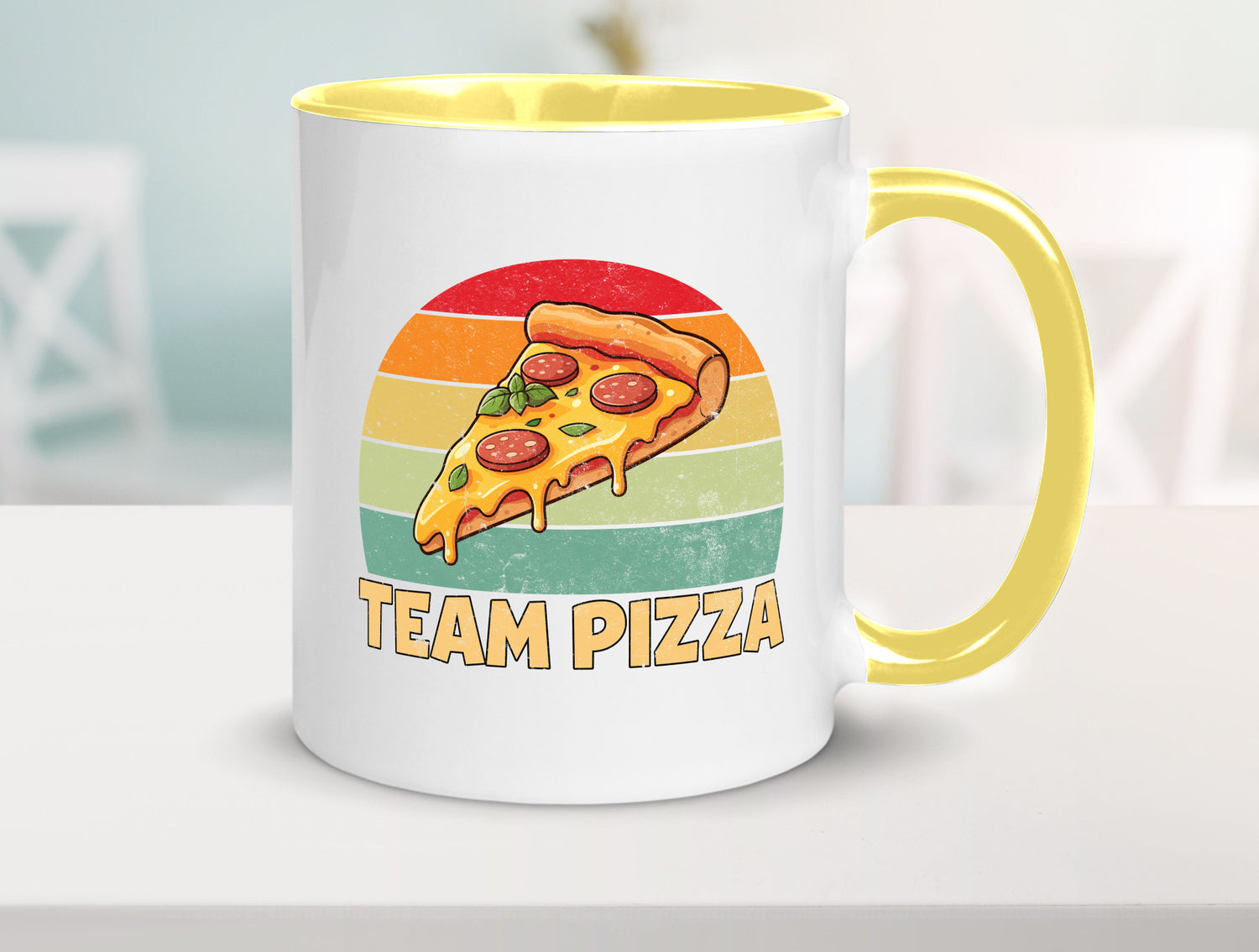 Team Pizza | Pizzaliebhaber Lover v2 Geschenkidee Humor Tasse