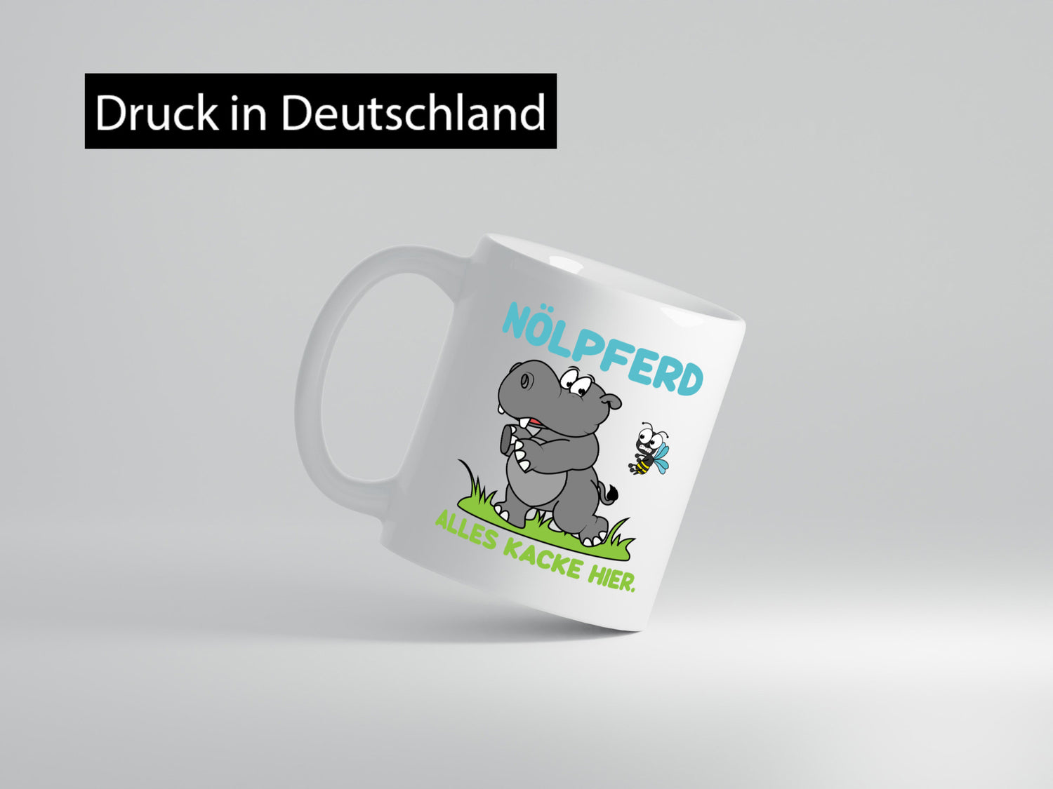 Nöppferd alles Kacke hier | Nielpfer Biene Geschenk Humor Geschenkidee lustiger