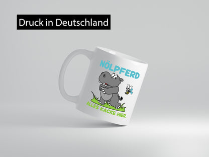 Nöppferd alles Kacke hier | Nielpfer Biene Geschenk Humor Geschenkidee lustiger
