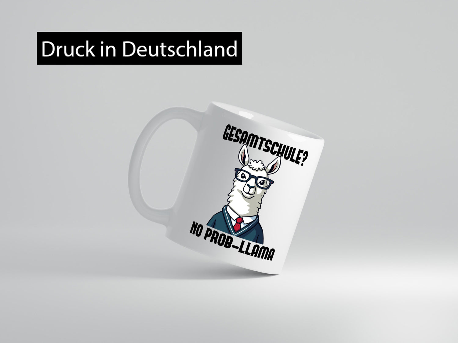 Gesammtschule | no prob-llama Einschuldung Humor Geschenkidee Tasse