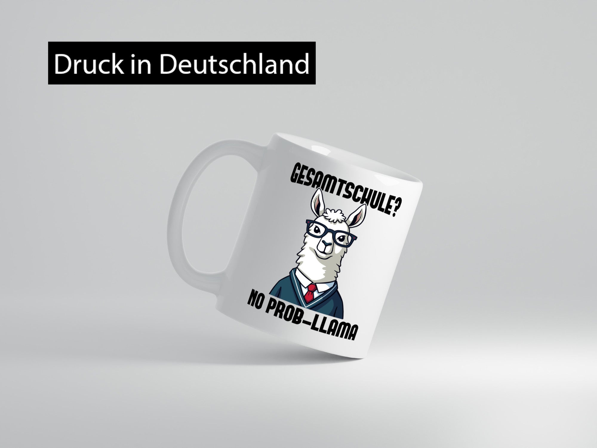 Gesammtschule | no prob-llama Einschuldung Humor Geschenkidee Tasse